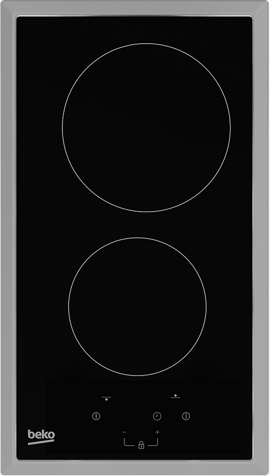 Beko Built-In Hob 2 Zone Vitroceramic 30cm Black SKU: HDMC32400TX