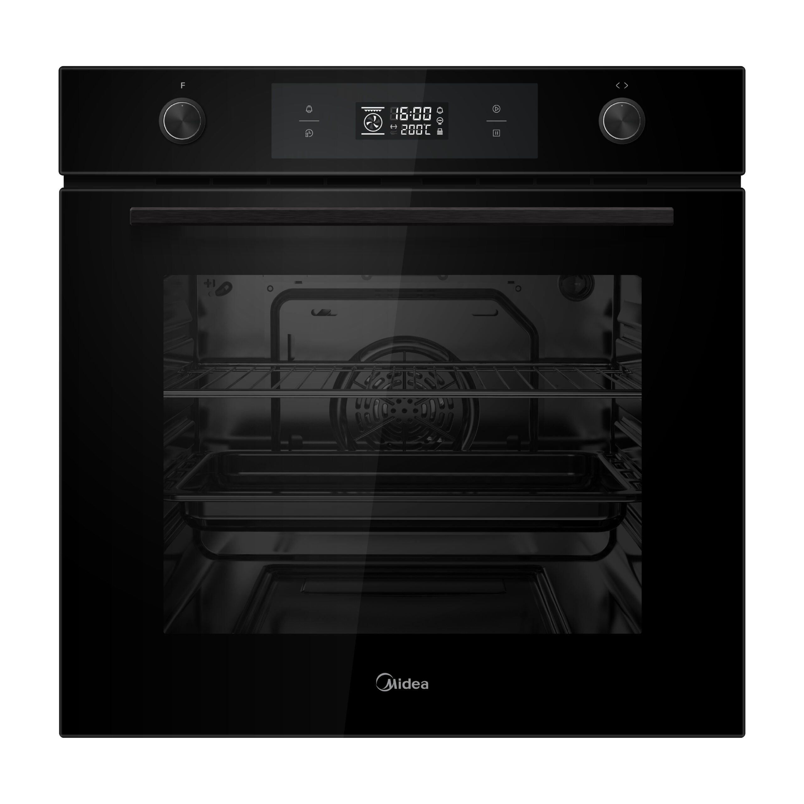 MIDEA Built-in Multifunction Electric Oven, 70L – Total Black Aesthetics (MBON5M90E6-BK)