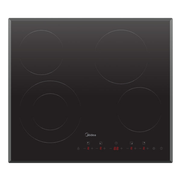MIDEA 60cm Ceramic Hob – Black Glass (MCH702F298K0FRX)