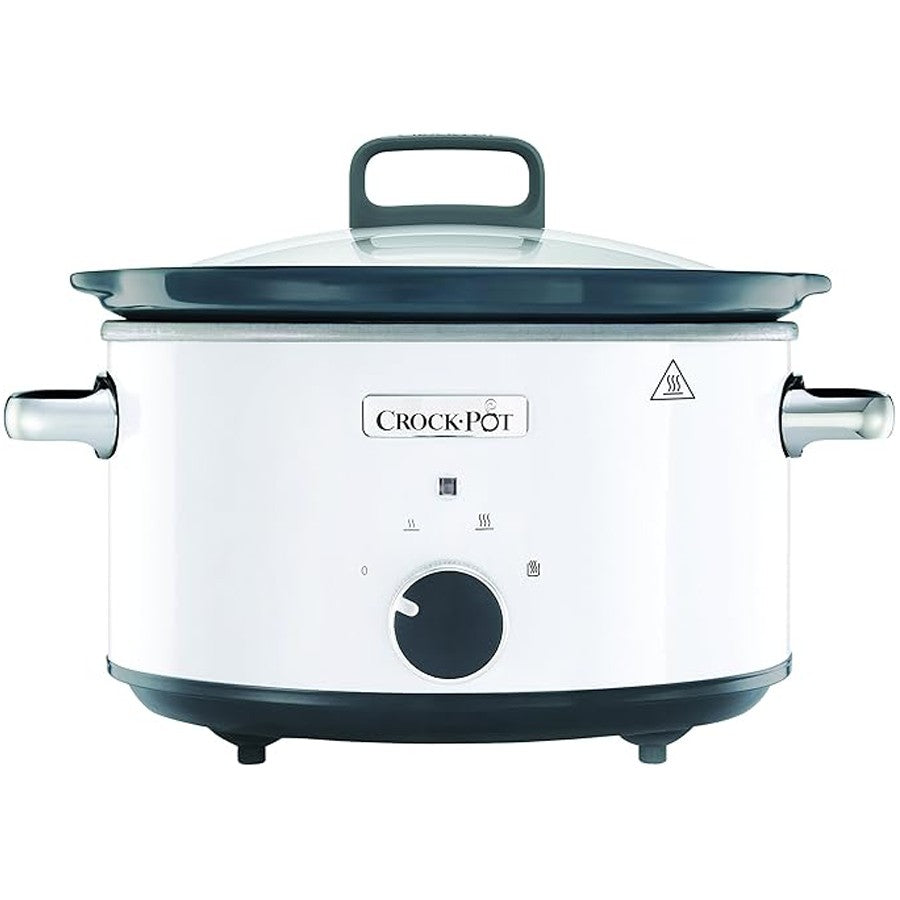 #CROCCSC030X Crockpot Slow Cooker 3.5L White (13A LR)