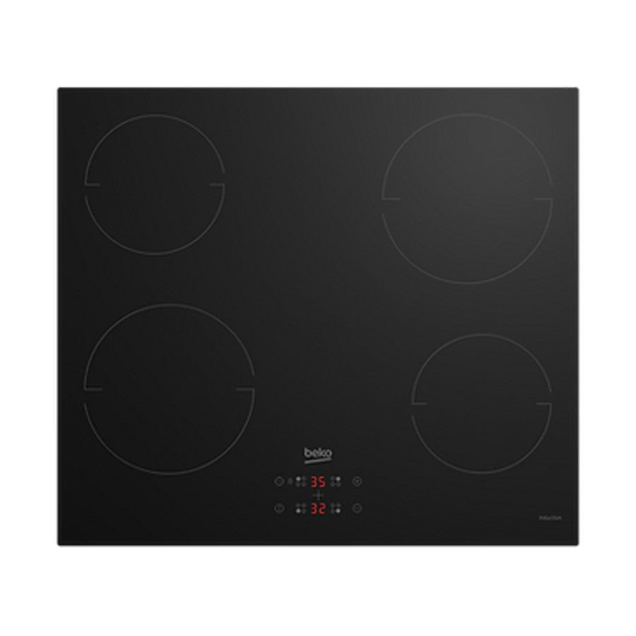Beko Hob Induction 4 Zone Black Glass