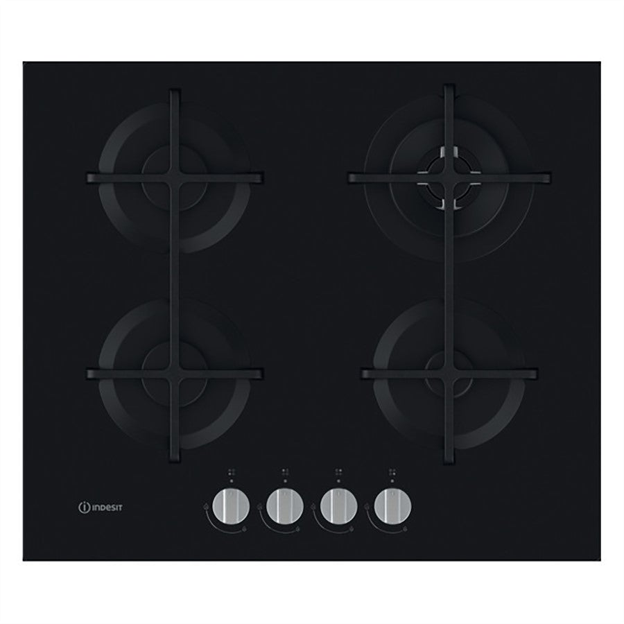 Indesit Gas Hob 4 Burner 60cm Black #IN-ING62T/BK (BLACK FRIDAY OFFER)