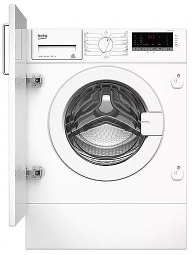 Beko Built In Washer Dryer White 8Kg & 5Kg 1400rmp SKU: WDIK854421F