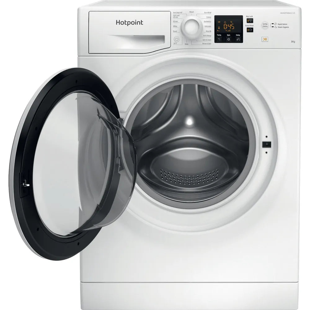 Hotpoint NSWE846WSK Anti-Stain Washing Machine 8kg 1400rpm