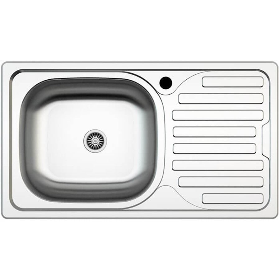 AS07 Asil Sink 1 Bowl Satin 76.00 x 43.50 cm