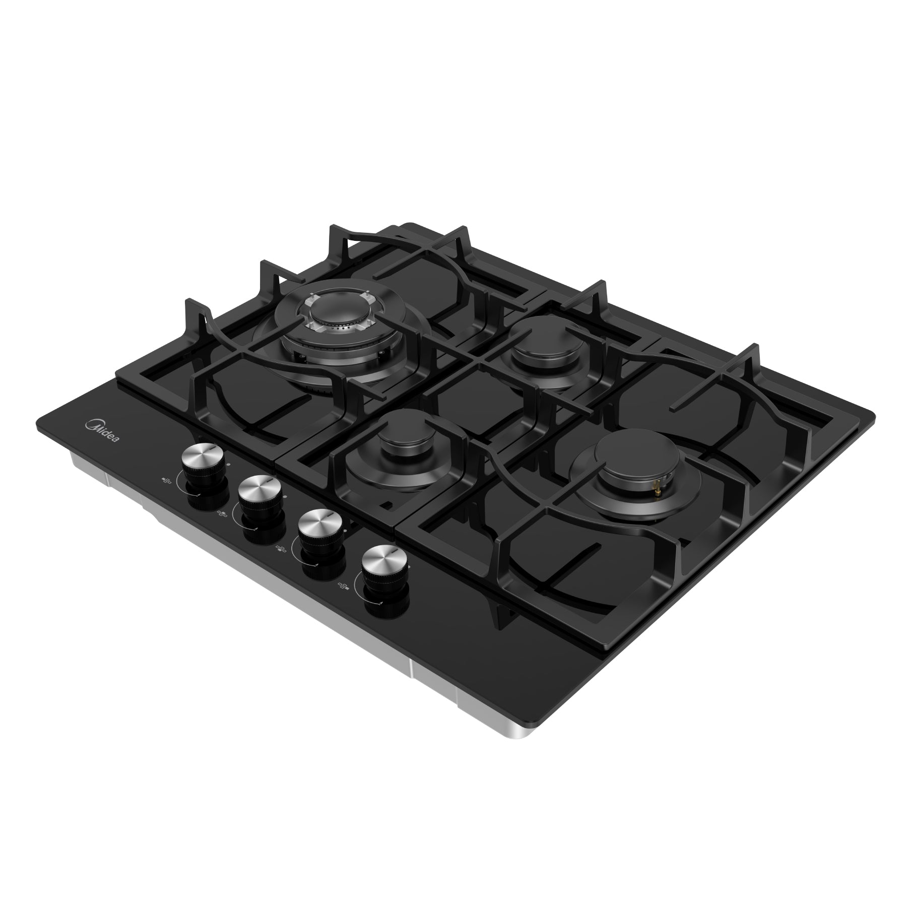 MIDEA Built-in gas hob, 60 cm – Black (MG60GM097AH2B-EU)