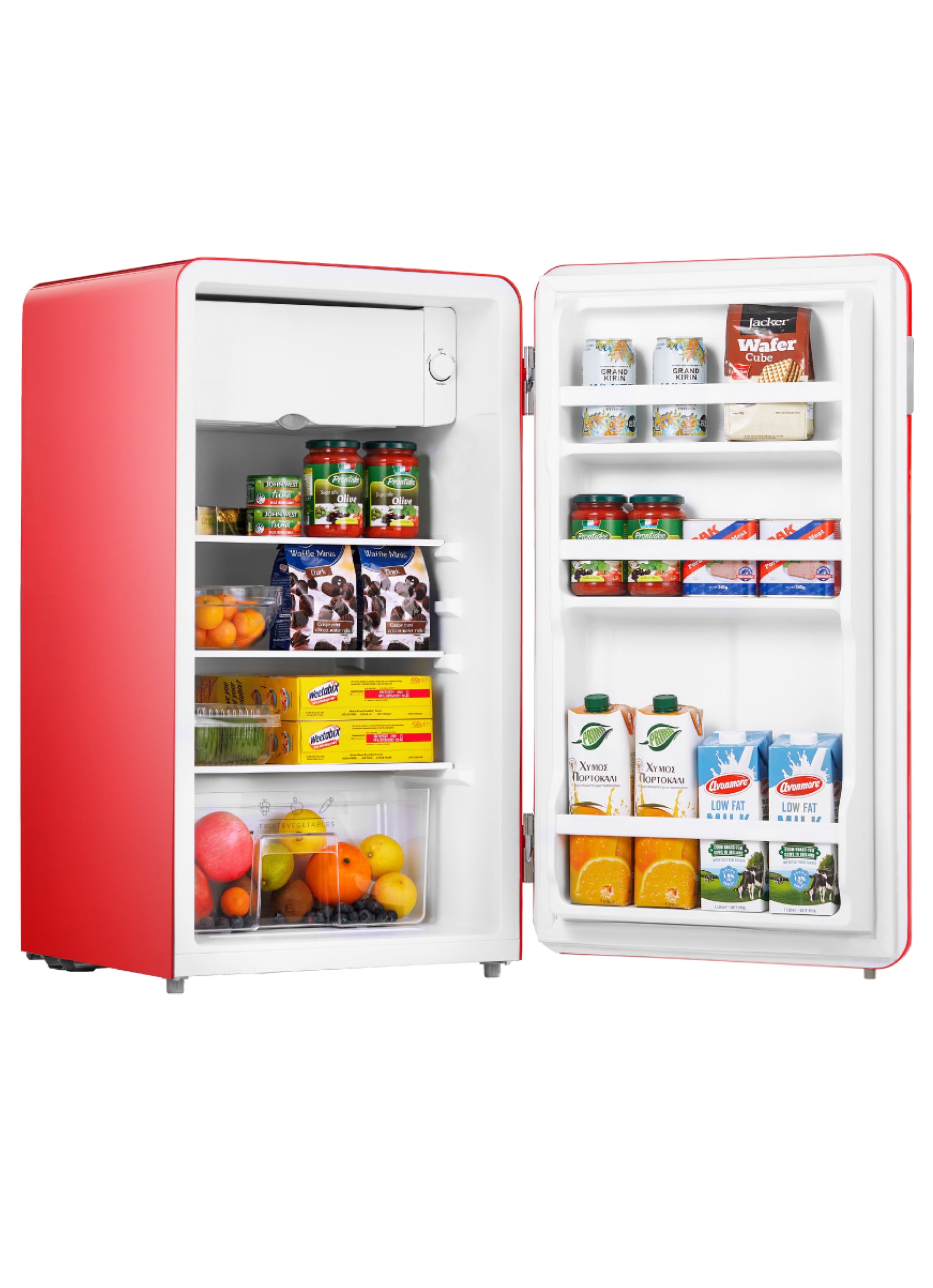 Midea Retro Table Top Fridge 93L (MDRD142SLE32)