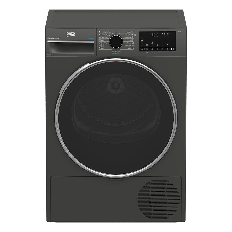 Beko 8 Kg Tumble Dryer with Sensor Blk. #B3T68239MG