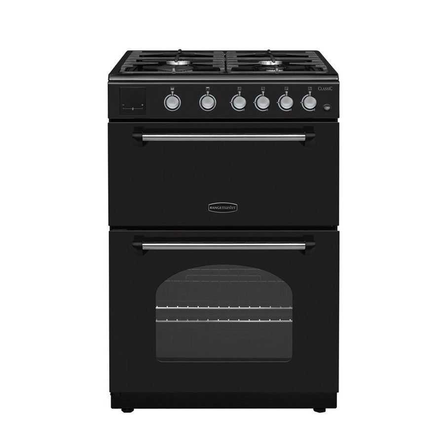 RangeM Class Cooker All Gas Black #CLA60NGFBL/C