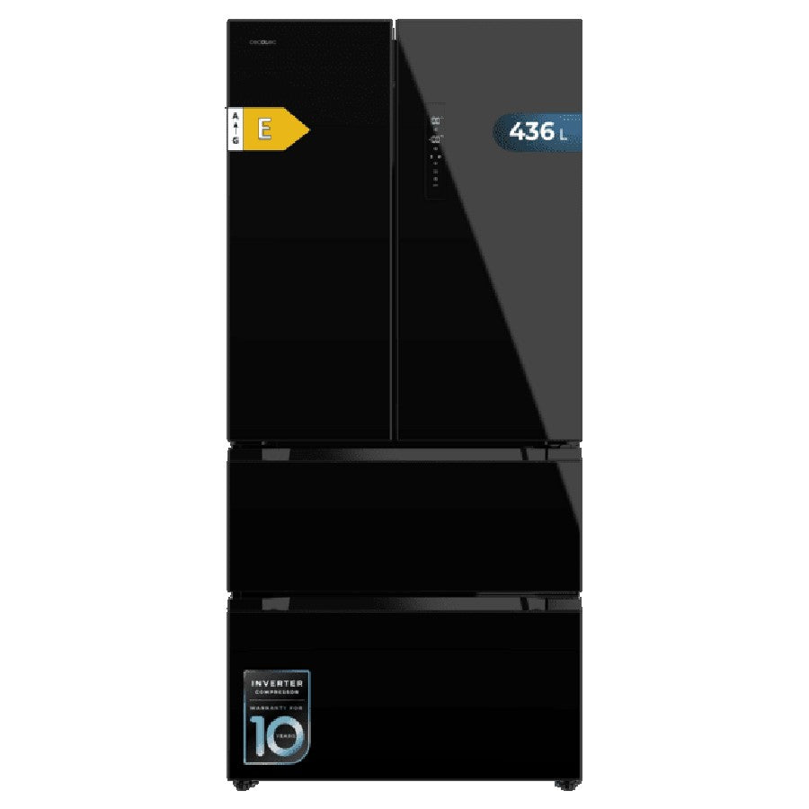 CE1953 Cecotec CoolMarket Black Glass 436 L FD