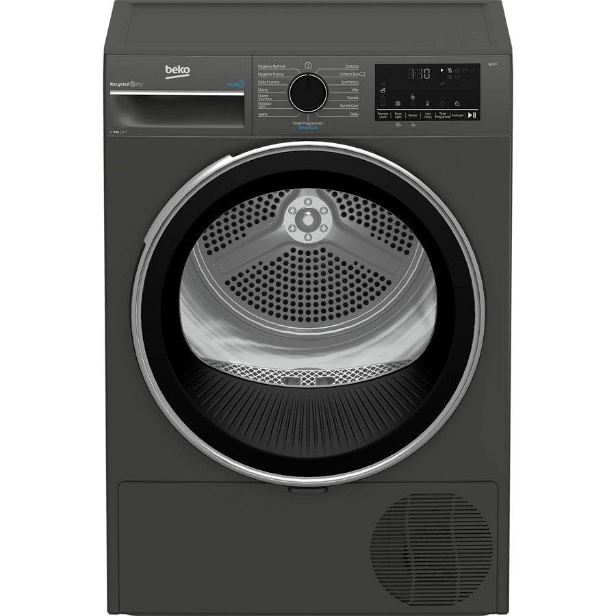 Beko 9 Kg Tumble Dryer M.Gray #B3T43239
