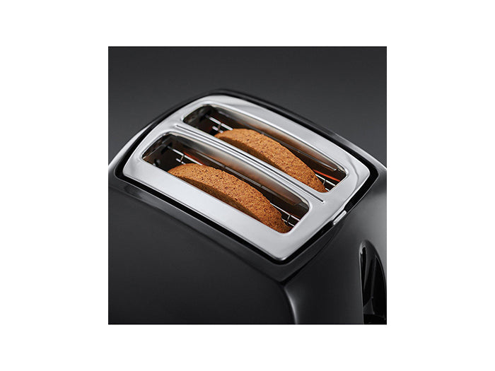 Russell Hobbs Textures 2 Slice Toaster 850W Black 21641