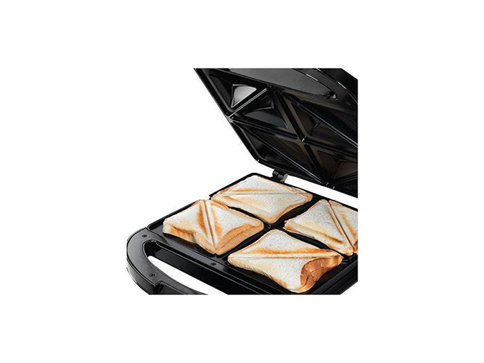 Russell Hobbs 4 Slice Black And Stainless Steel Sandwich Maker 24550-MDL