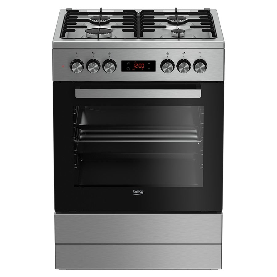 FBSM62320TXD Beko Cooker Dual Fuel Black & S/Steel
