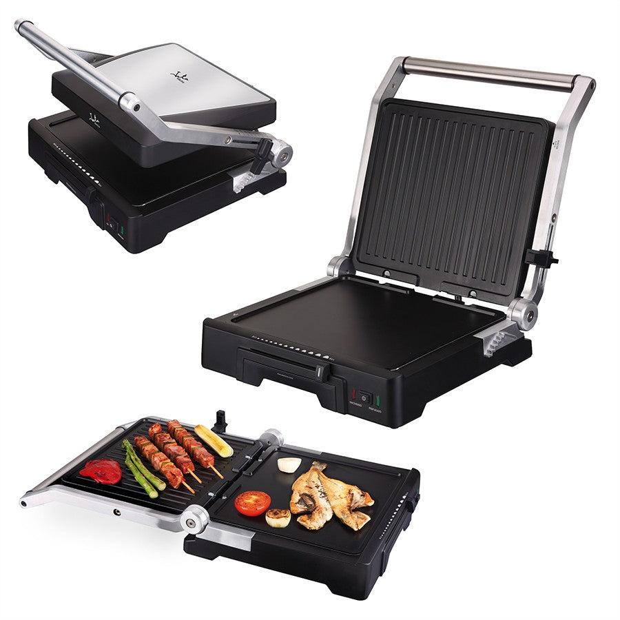 Jata Contact Grill Blk & Alumin. 2000W   JAT-GR1100
