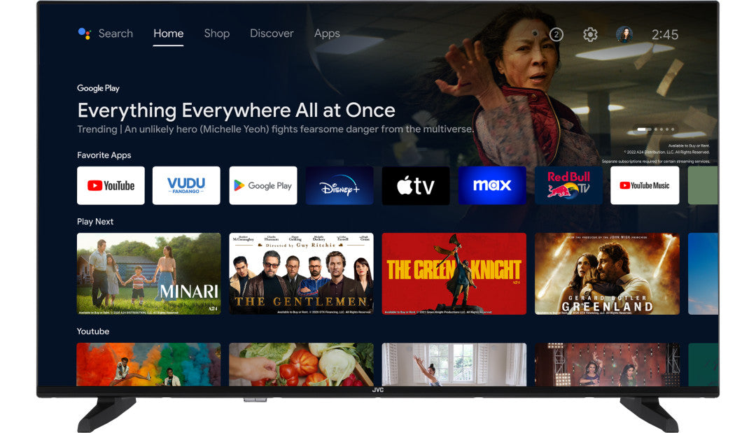 JVC 50″ 50VAQ3300 4K QLED Android TV