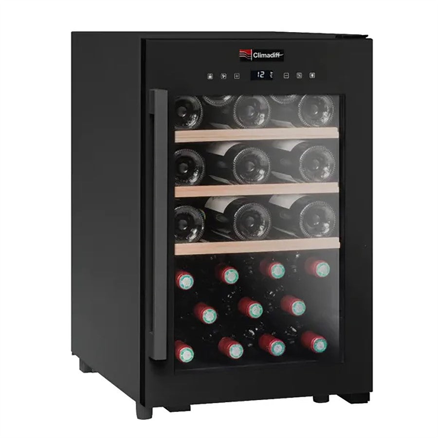 Climadiff Wine Cooler Black 31 Bottles #CS31B1