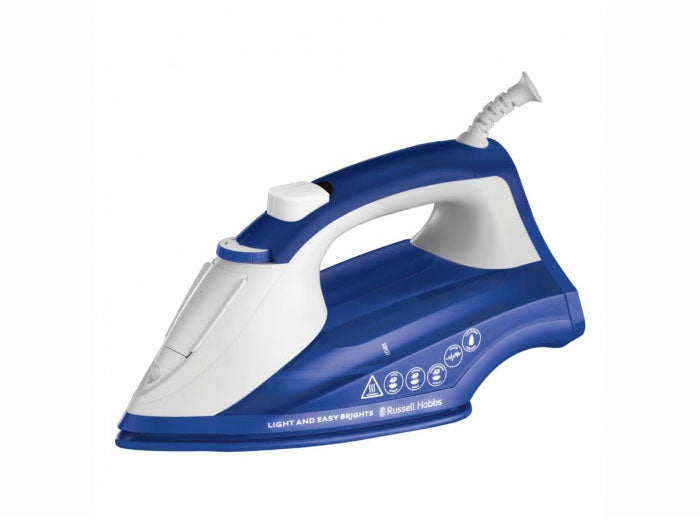 Russell Hobbs Brights Light & Easy Steam Iron Blue 2400W 26483-56 PL3
