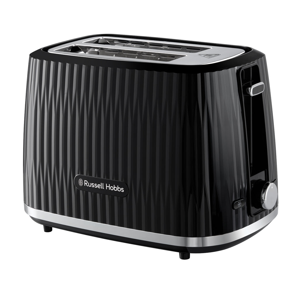 Russell Hobbs Eden 2 Slice Toaster Black 800W  27371-56 PL3