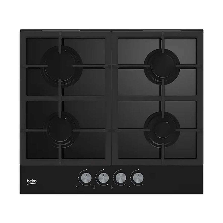 Beko Hob Gas 4 Burners Black 60 cm #HILG64225S