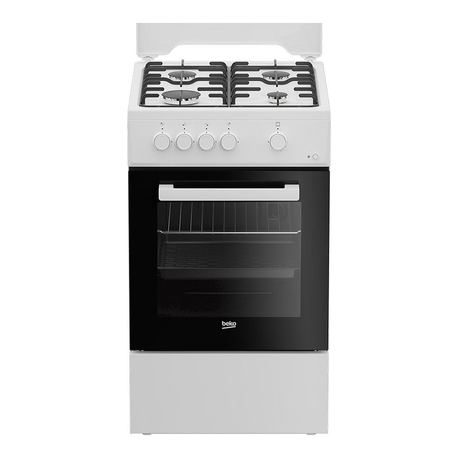 SG52020DW Beko Cooker Gas 4 Burners White