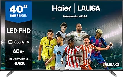 HAIER FHD K85 Series 101cm(40) Smart Google TV With Google Assistant H40K85EFX