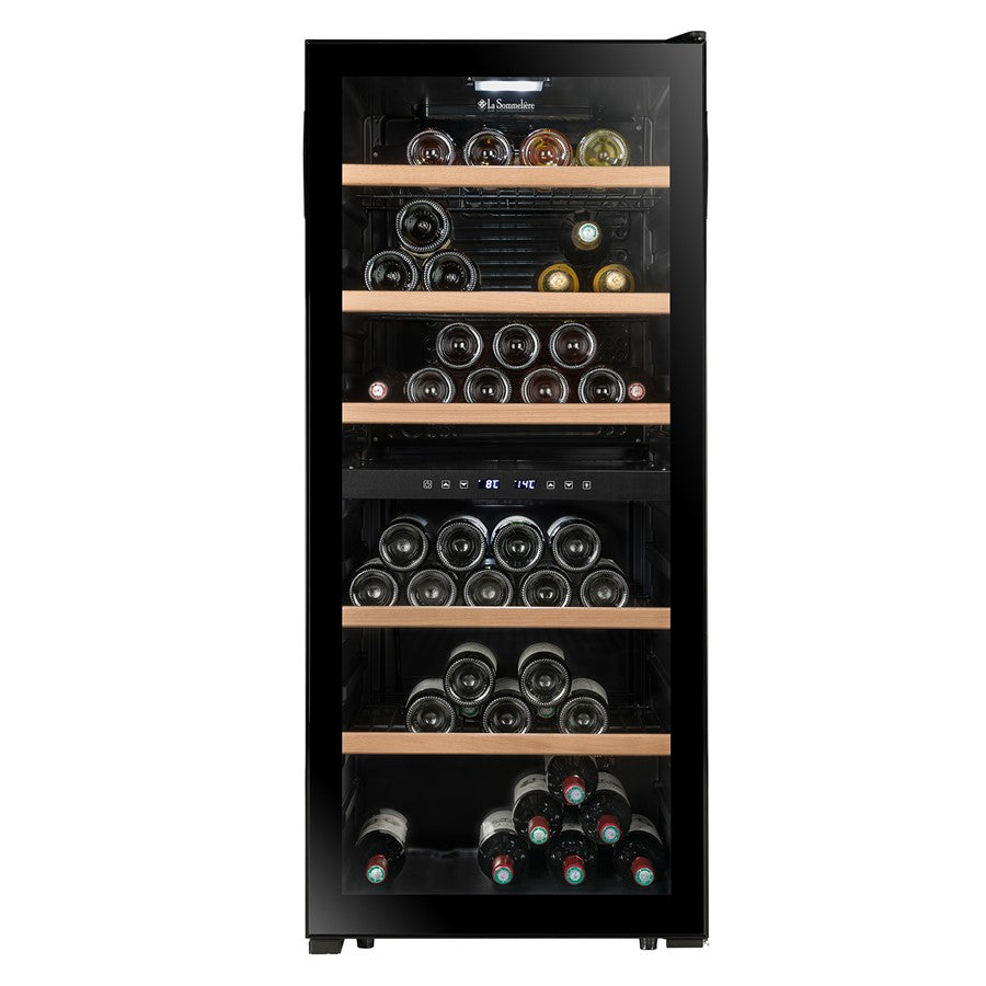 Sommeliere Wine Cellar Dual 102 Bottles #LS102DZBLACK
