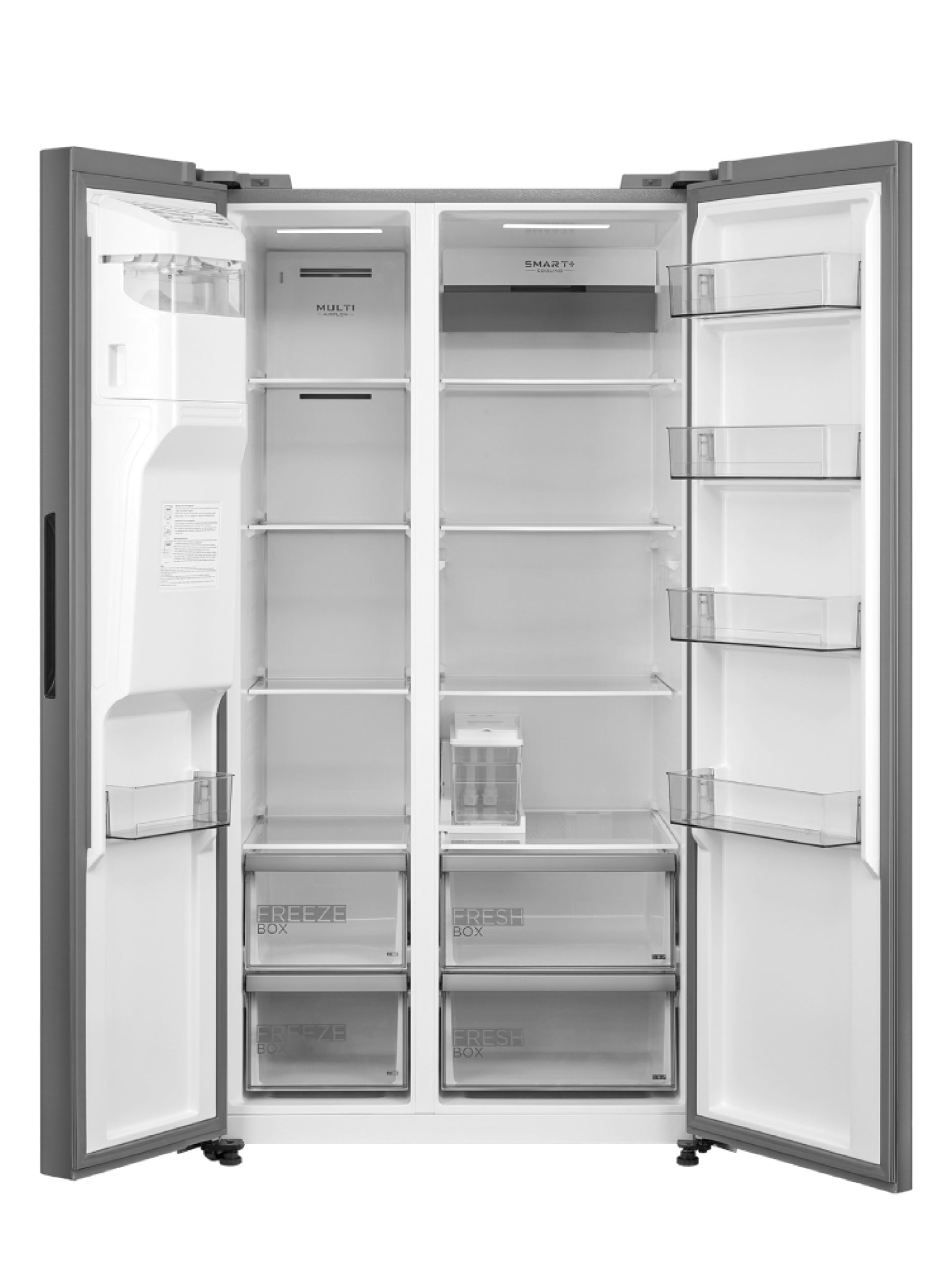 Midea American Style Fridge Freezer with Water and Ice Dispenser (MDRS761MYC46)
