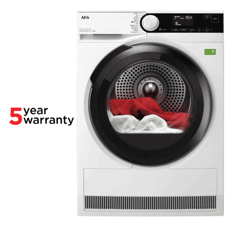 AEG 8000 AbsoluteCare® Tumble Dryer 9KG, Heat Pump :AGTR8HD9B