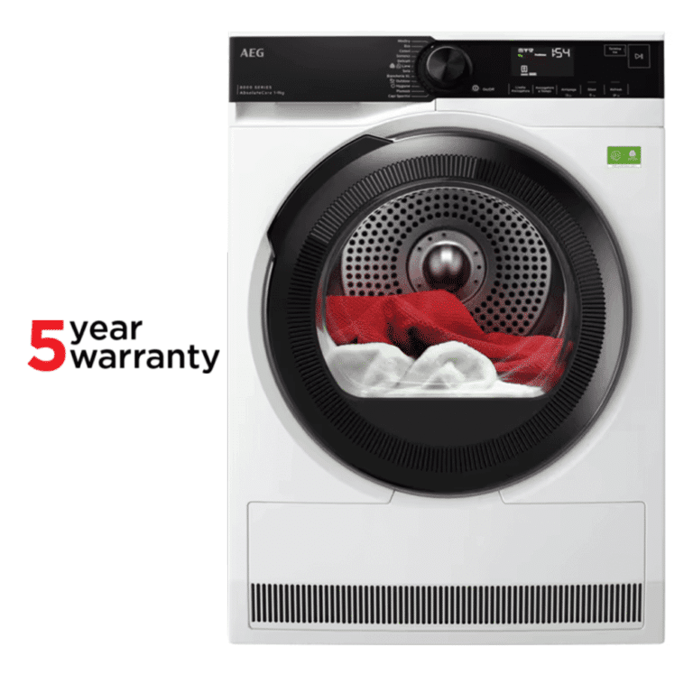 AEG 8000 AbsoluteCare® Tumble Dryer 9KG, Heat Pump :AGTR8HH9B