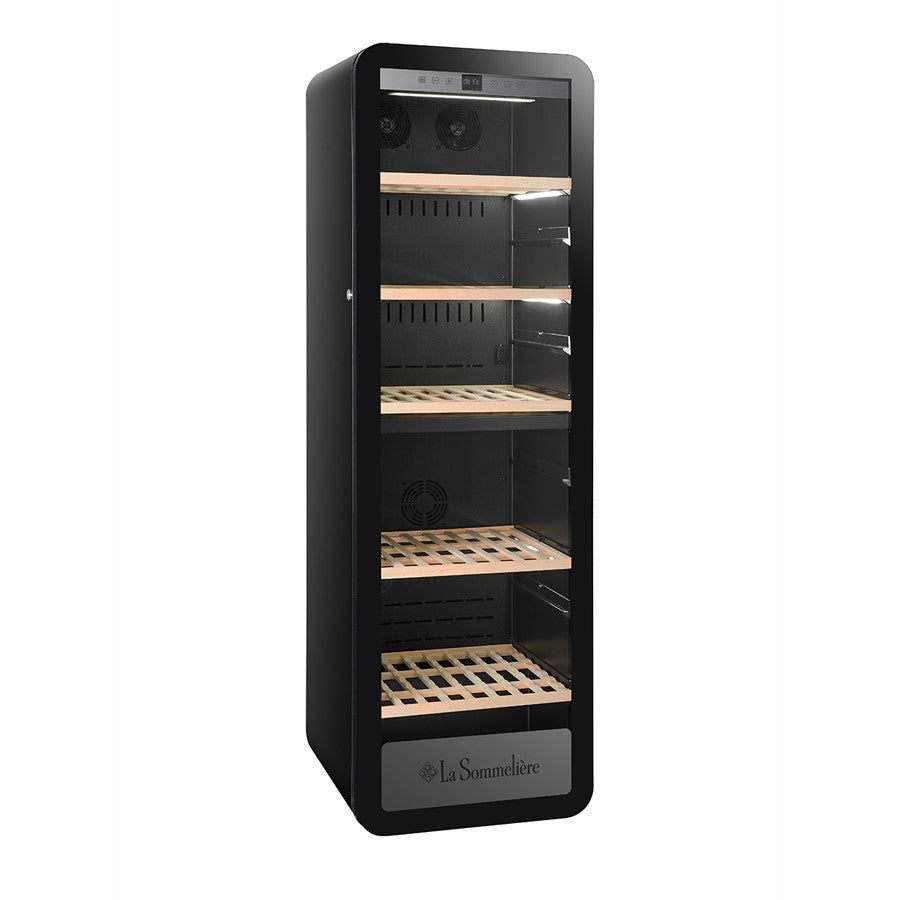 Sommeliere Wine Cellar 181 Bottles Blk #APOGEE190