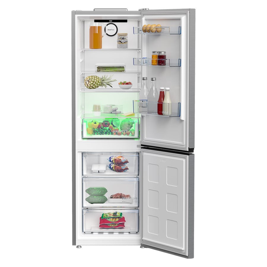 B3RCNE364HXB Beko F/Freezer No Frost Silver 316 Litre