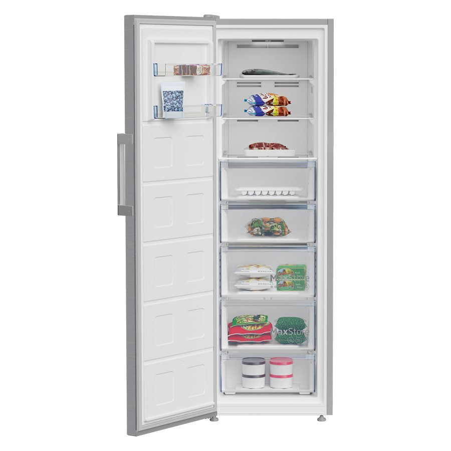 B3RMFNE314XB Beko Larder Freezer No Frost Silver 286L