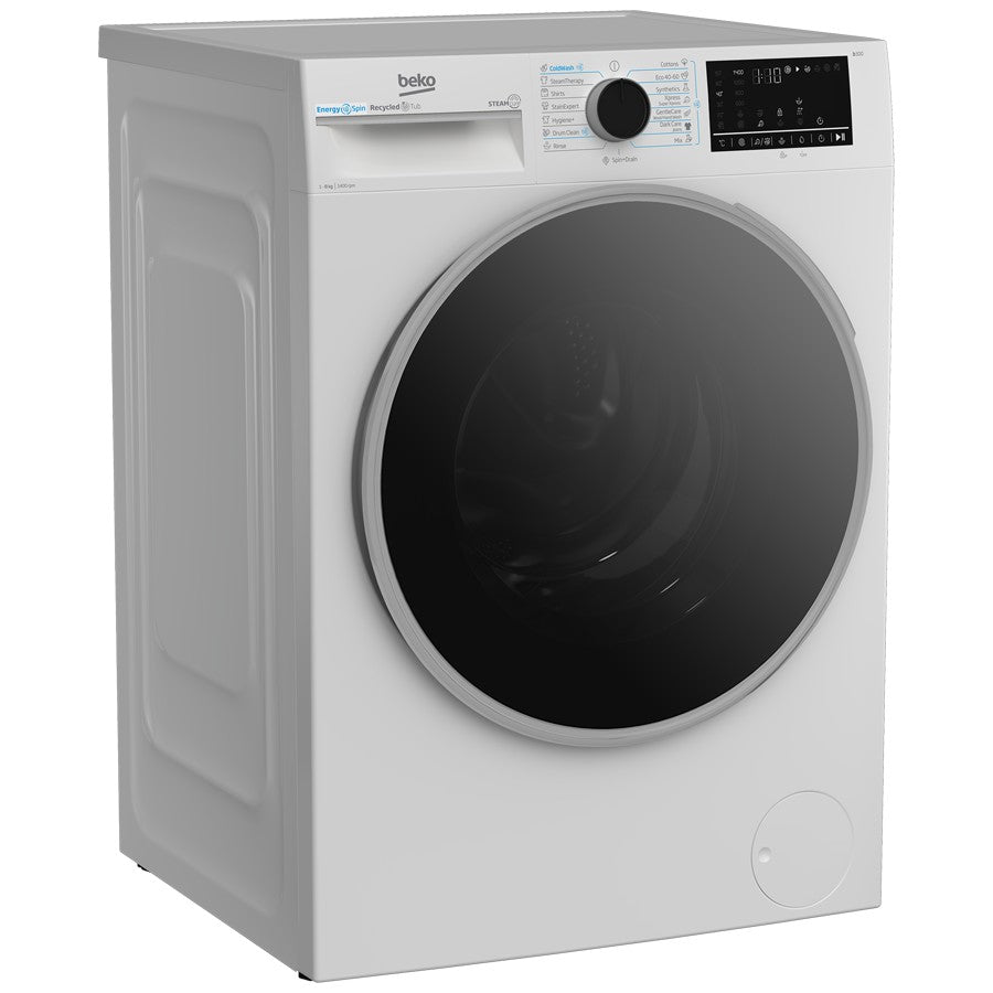 Beko 8 Kg Washing Machine White1400 rpm #B3WFU48415WB2ES