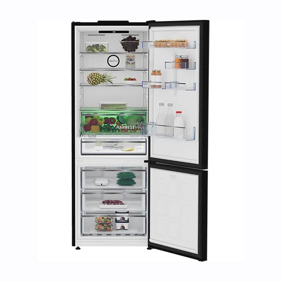 B5RCNE565HGB Beko F/Freezer No Frost Black Glass 490L