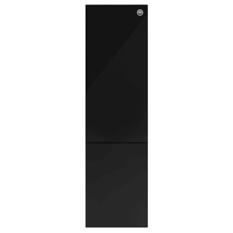 Bertazzoni Modern Series Fridge Freezer, Black Glass, Total No Frost