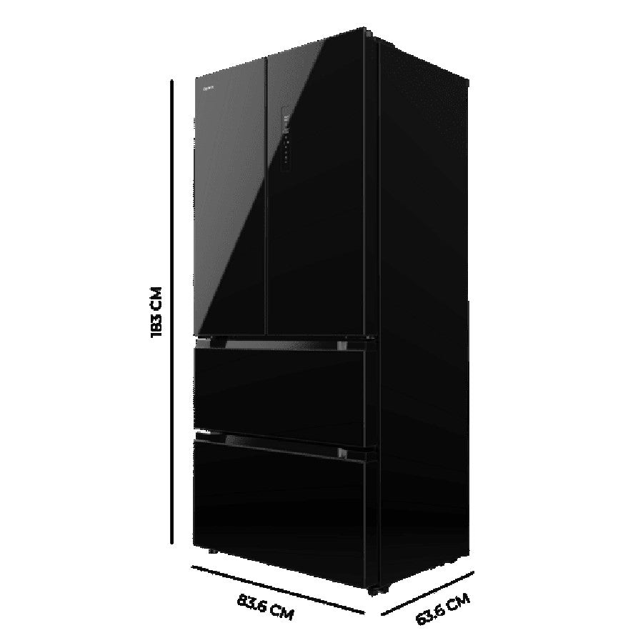 CE1953 Cecotec CoolMarket Black Glass 436 L FD