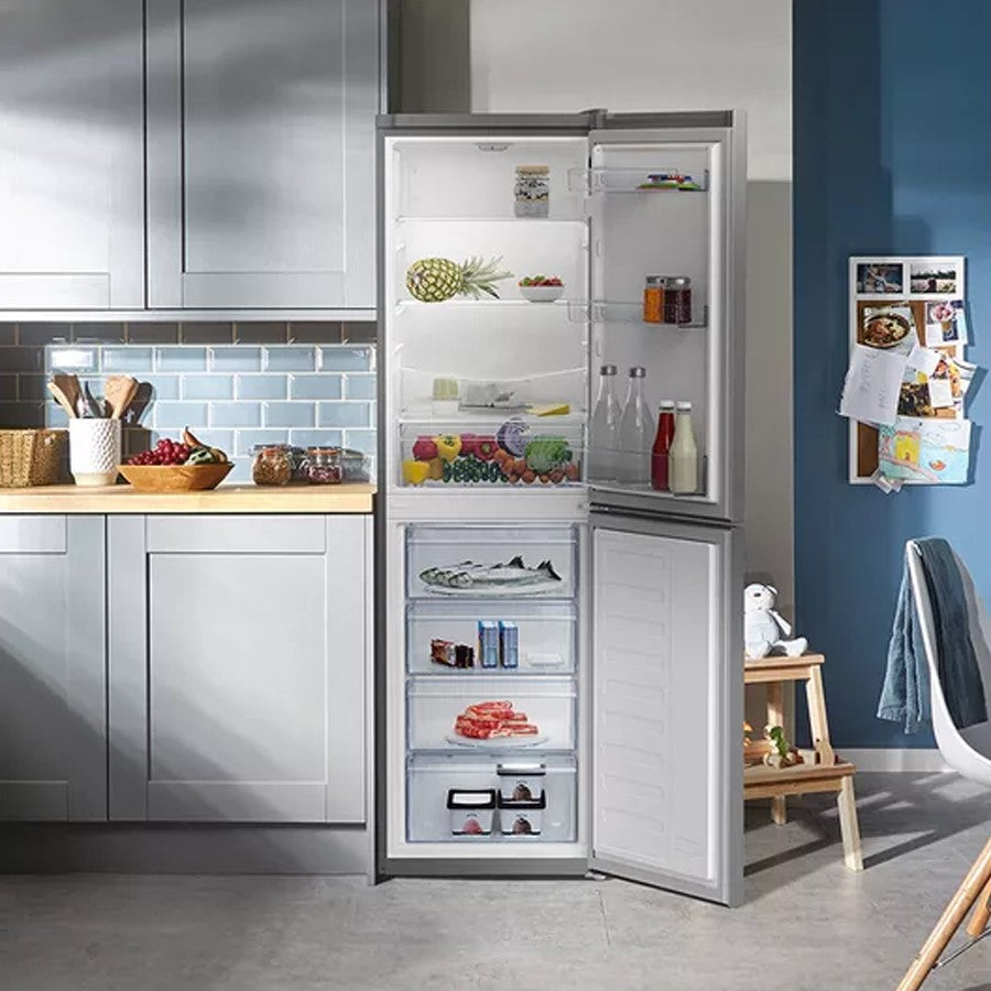 Beko Fridge Freezer No Frost Inox 270 Lt #CFG4582S