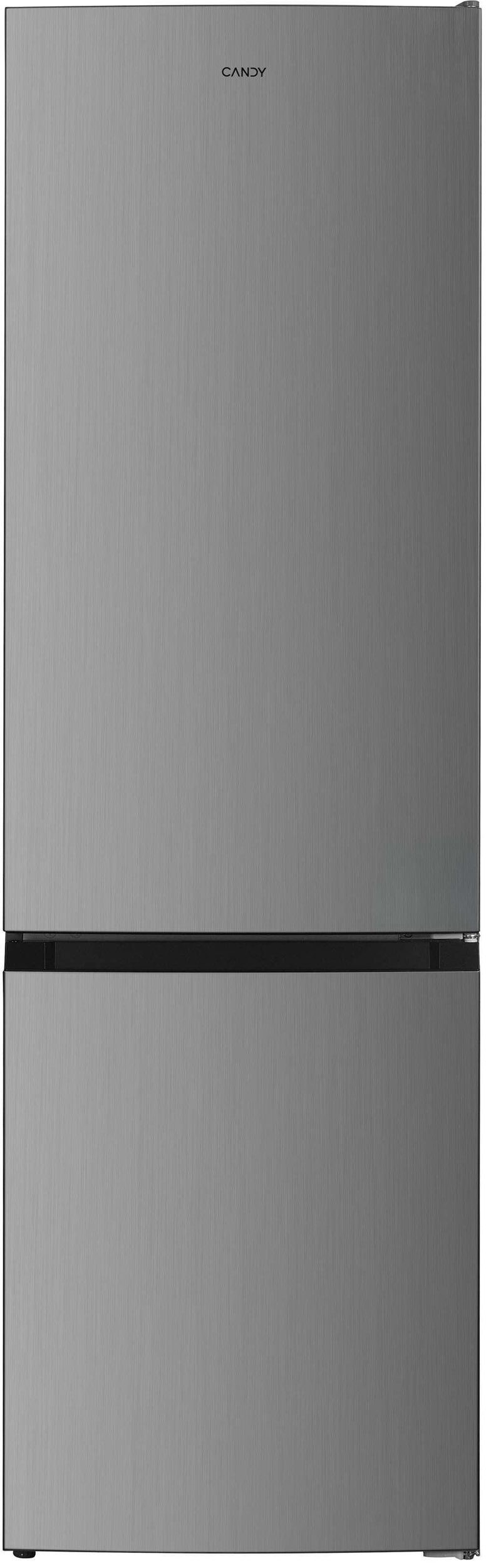 Candy CCH1S518EX 262L Free Standing Combi Fridge-Freezer – Stainless Steel