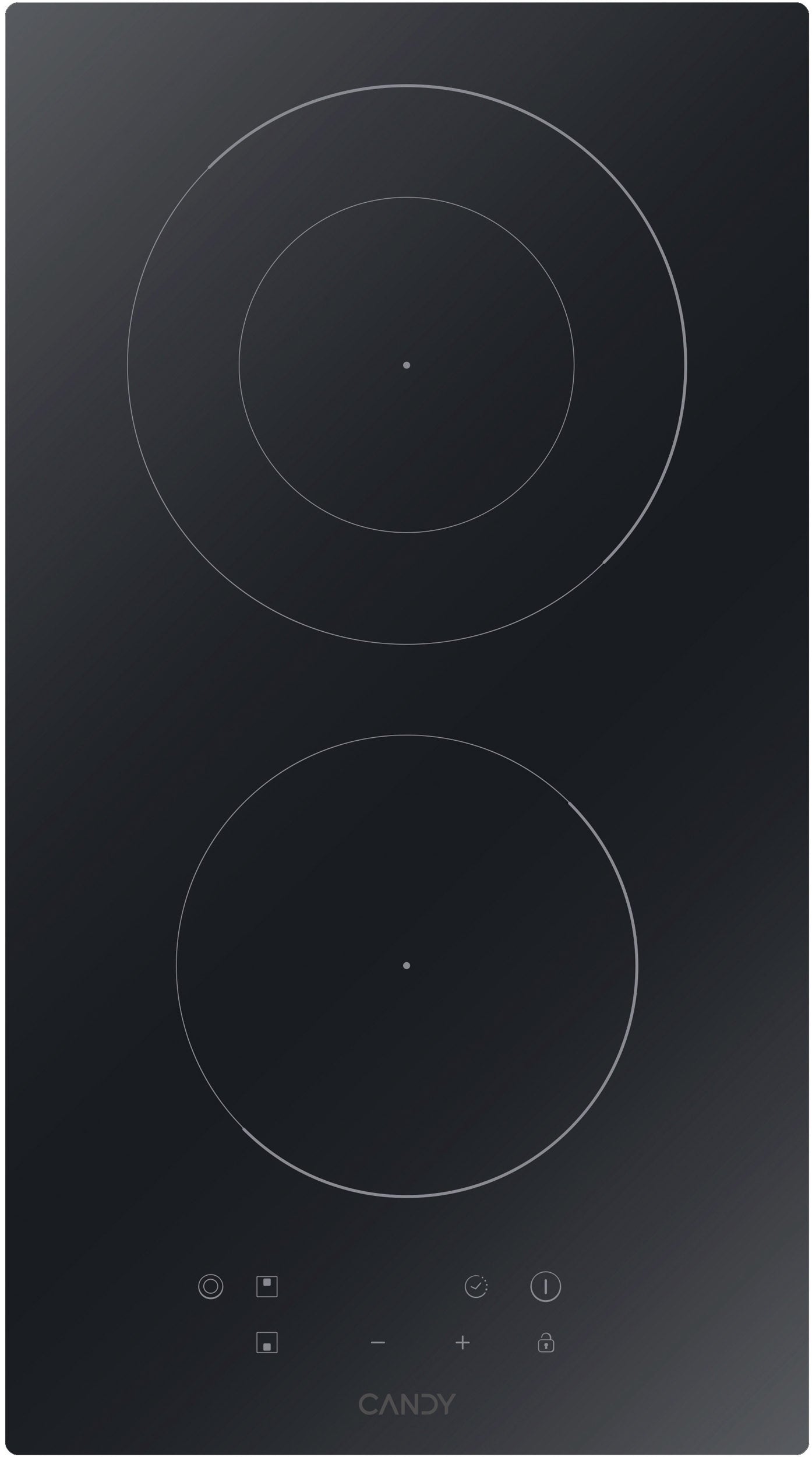 Candy CEHDD30TCT/1 30cm 2-Zone Ceramic Hob