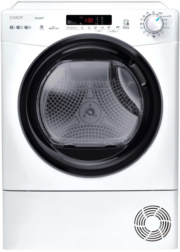 Candy CRE H10A2DE-S Heat Pump Smart Tumble Dryer, 10Kg