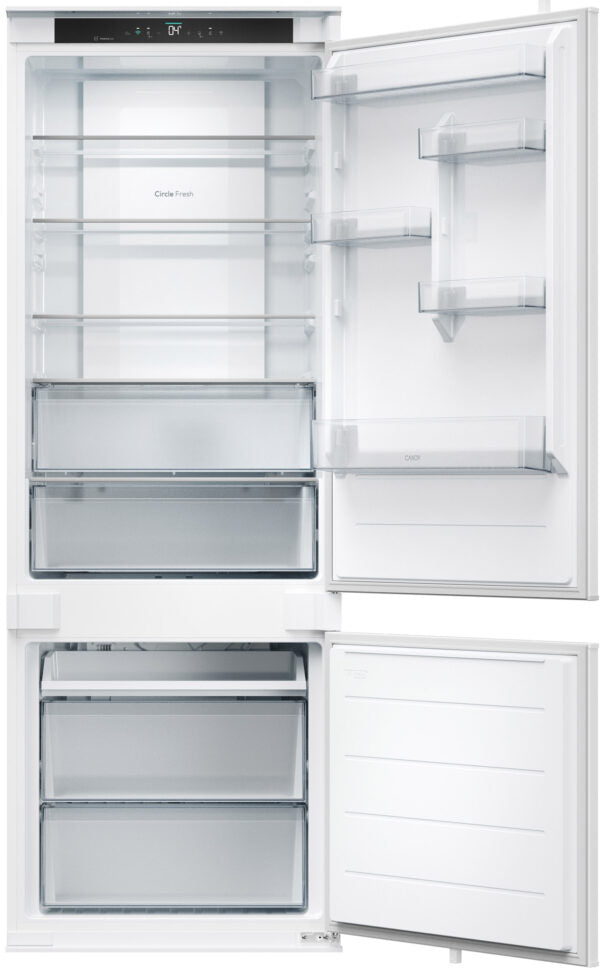 Candy CNBQT3719EW Fresco 400 382L Class E Built-In Fridge-Freezer