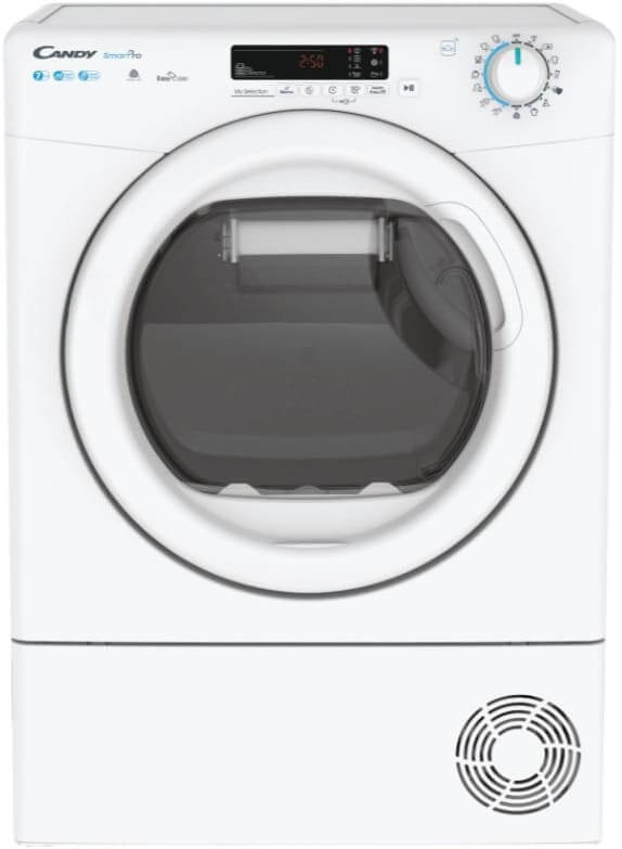 Candy Smart Pro Slim CSO4H7A2DE-S Heat Pump Tumble Dryer, 7Kg A++