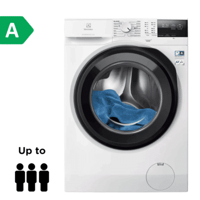 Electrolux Series 600 SensiCare Washing Machine 8KG 1400RPM, Inverter+ Motor, A Class :  ZE EXEW6F28G