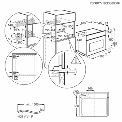 Electrolux SteamBoost Series 800 Built In Combi Compact Oven, 43L, FoodProbe, WiFi SKU: ZE EXKVBAS21WX