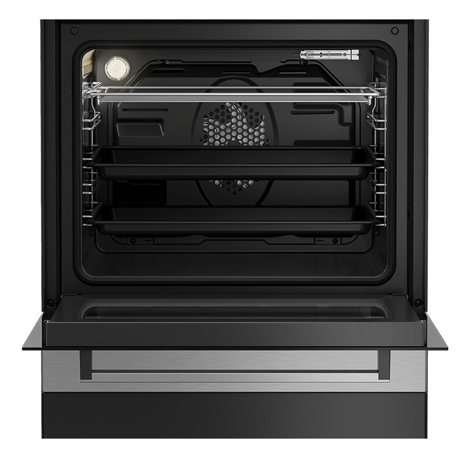 FBSM62320TXD Beko Cooker Dual Fuel Black & S/Steel