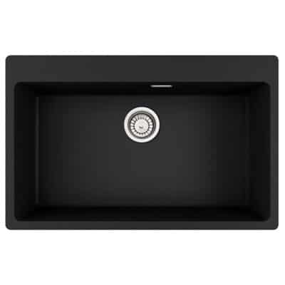 Franke Centro MRG 610-73 TL Black, Overmount
