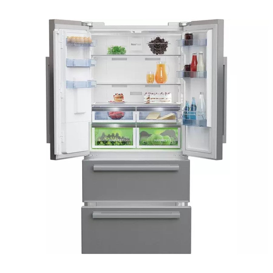 GNE460520DVPX Beko French Style Fridge Freezer