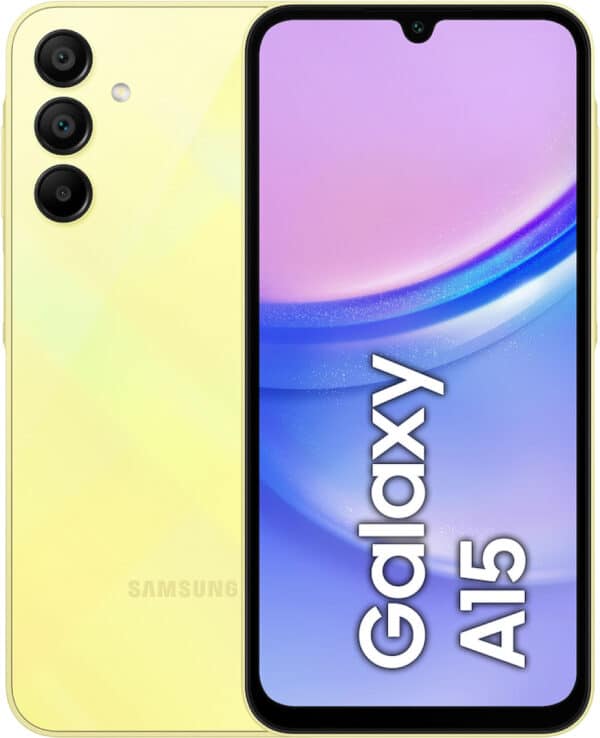 Samsung Galaxy A15 4GB/128GB – Yellow (Ask for more colours)