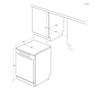 Haier I-Pro Shine Series 7 Freestanding Dishwasher, 14 Place Settings, hOn App SKU: HR32002598